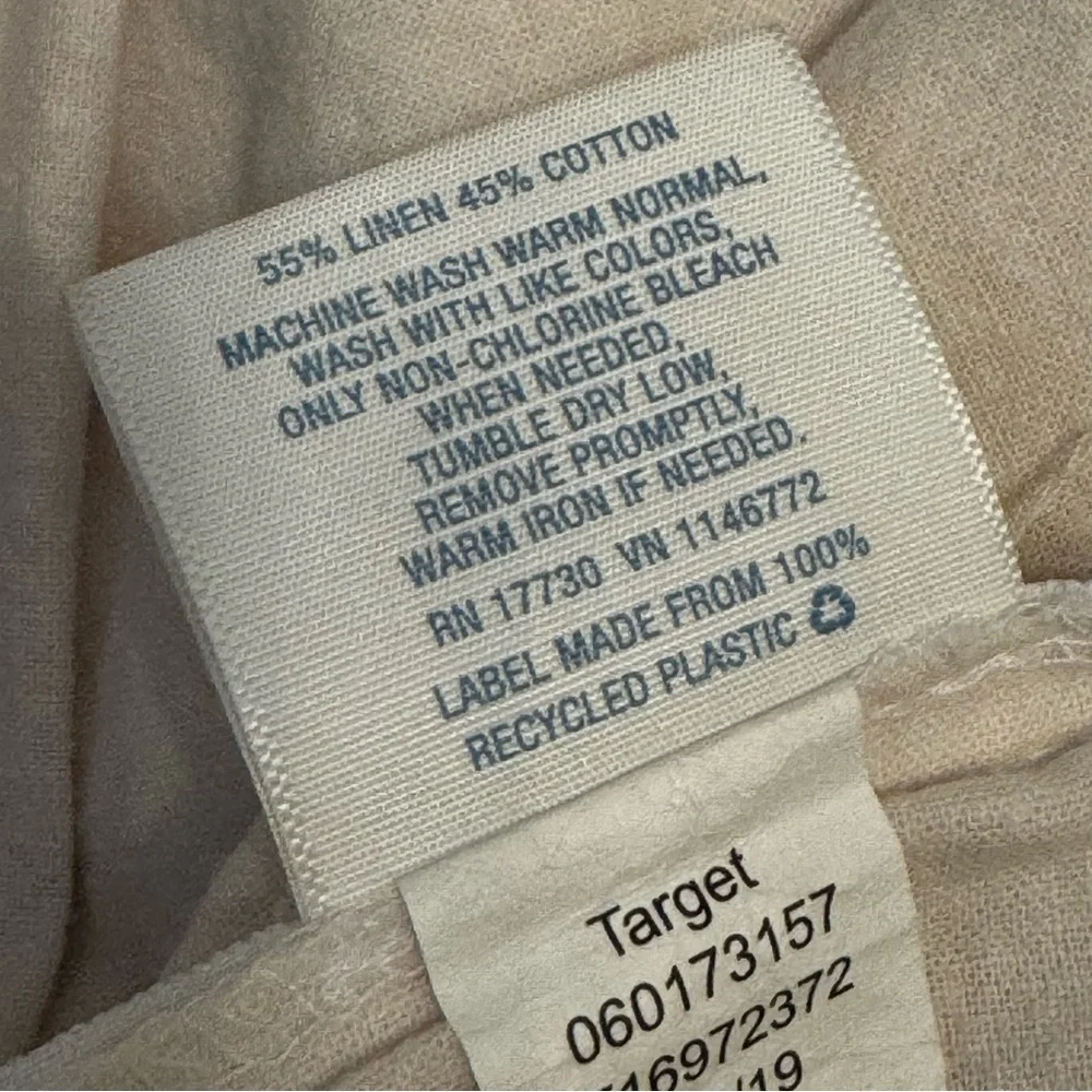 Simply Shabby Chic Linen/Cotton Raw Edge Ruffled Duvet Set - FULL/QUEEN
